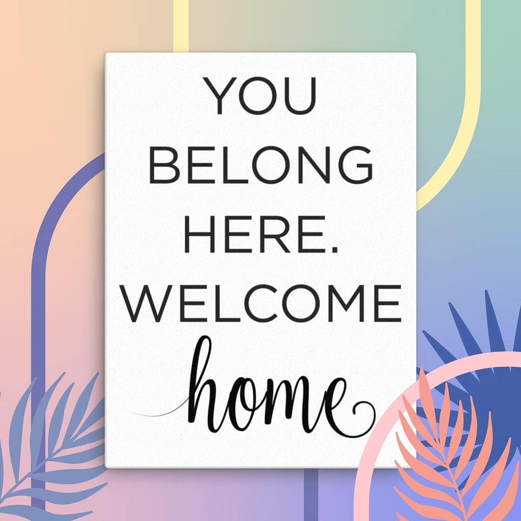 Home Canvas Wall Art Décor Jamie London Clay