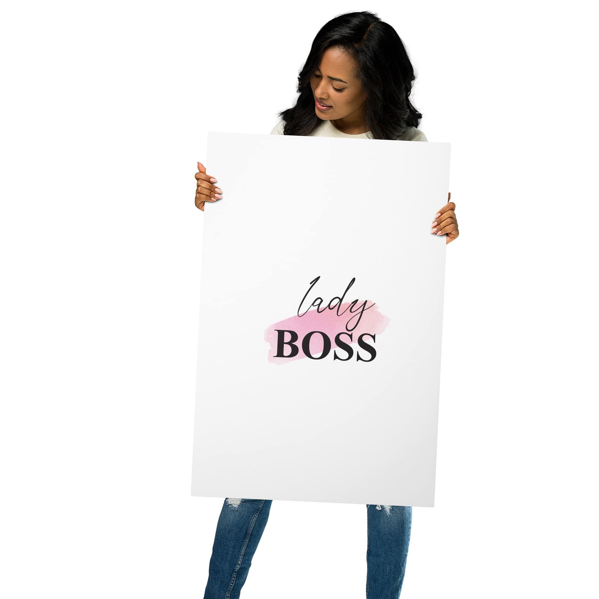 Lady Boss – Metal Wall Art Décor | Jamie London Clay